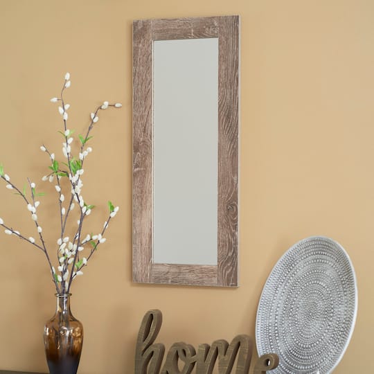 Household Essentials 29.5" x 12.5" Rectangular Wall Mirror